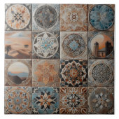 Fliesen mit dekorativen geometrischen Mustern (Vorderseite)