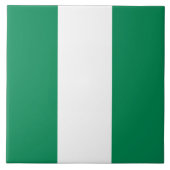 Fliesen mit der Flagge Nigerias (Vorderseite)