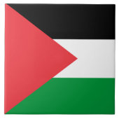 Fliesen mit der Flagge Palästinas (Vorderseite)