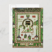 Fliesen mit einer Darstellung von Mekka Postkarte (Vorne/Hinten)