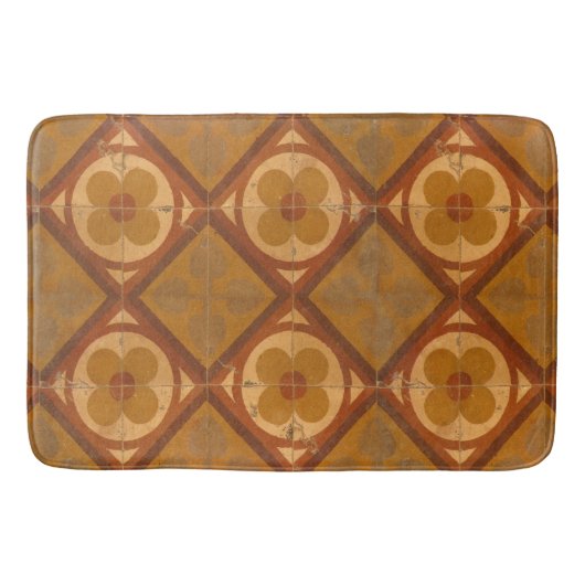 Fliesen mit traditioneller geometrischer Keramik Badematte (Vorderseite)