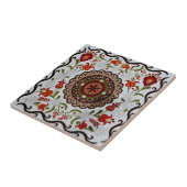 Fliesen mit Vintagem Blumenmuster (Seite)