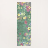 Fliesen-Monogramm Wildblumen-Yogamatte Yogamatte (Rückseite)