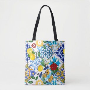 Fliesen, Mosaik, Azulejo, Quilt, Portugiesisch, Ma Tasche