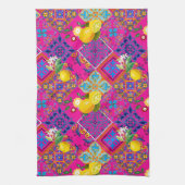 Fliesen, Mosaik, Azulejo, Zitronen, Zitrusfrüchte, Geschirrtuch (Vertikal)