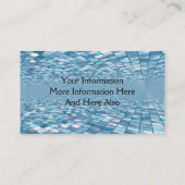 Fliesen-Mosaik-Muster-Visitenkarten Visitenkarte (Rückseite)