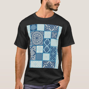 Fliesen, nahtloser Hintergrund. T-Shirt
