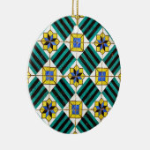 Fliesen, portugiesische Fliesen Keramik Ornament (Rechts)