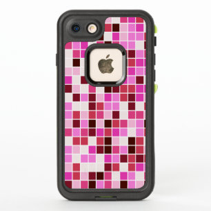 Fliesen, rosa Mosaikfliesen, geometrisches Muster