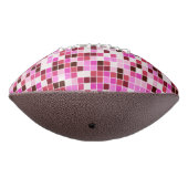 Fliesen, rosa Mosaikfliesen, geometrisches Muster Football (Gedreht 270)