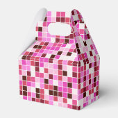 Fliesen, rosa Mosaikfliesen, geometrisches Muster Geschenkschachtel (Rückseite)