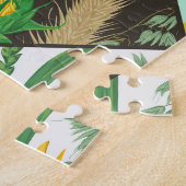 Fliesen, Sonnenblumen, geometrisches Muster. Puzzle (Seite)