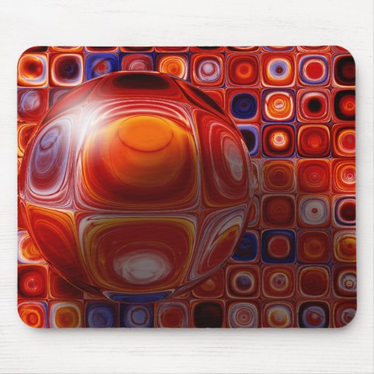 Fliesen und Blase-ations Mousepad (Vorne)