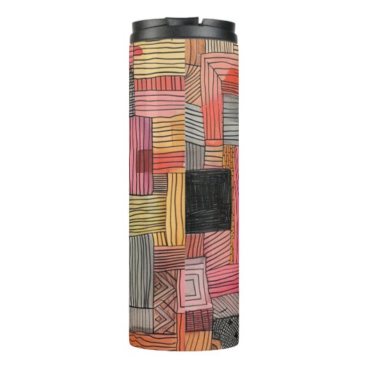 Fliesen und Farben 20 oz Tumbler Thermosbecher (Rückseite)