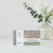 Fliesen- Visitenkarte (Stehend Vorderseite)