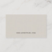 Fliesen Visitenkarte (Rückseite)