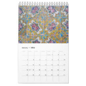 Fliesen von der Iran-Architektur Kalender (Jan 2026)