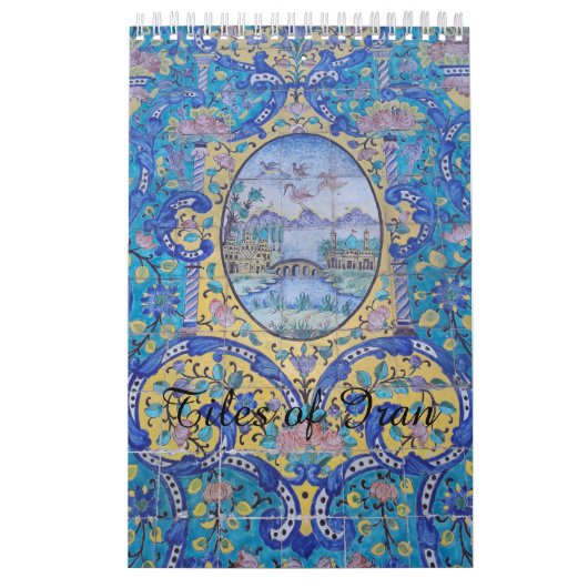 Fliesen von der Iran-Architektur Kalender (Titelbild)