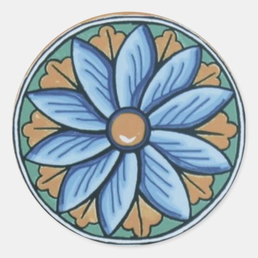 Fliesenaufkleber Runder Aufkleber (Vorderseite)