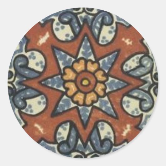 Fliesenaufkleber Runder Aufkleber (Vorderseite)