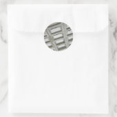 Fliesenboden Runder Aufkleber (Tasche)