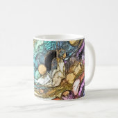 Fliesender Goldfluss Kaffeetasse (VorderseiteRechts)