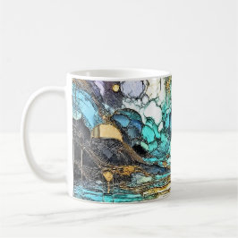 Fliesender Goldfluss  Kaffeetasse