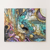 Fliesender Goldfluss Puzzle (Horizontal)