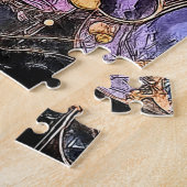 Fliesender Goldfluss Puzzle (Seite)