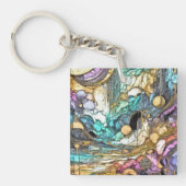 Fliesender Goldfluss Schlüsselanhänger (Vorderseite)