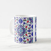 Fliesendruck Kaffeetasse (Vorderseite Links)