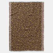 Fliesenhintergrund mit einem Leopardpelz Decke (Vorderseite Vertikal)