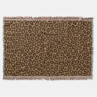 Fliesenhintergrund mit einem Leopardpelz