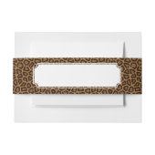 Fliesenhintergrund mit einem Leopardpelz Einladungsbanderole (Vorderseite Beispiel)