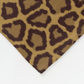 Fliesenhintergrund mit einem Leopardpelz Fleecedecke (Ecke)