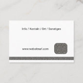 Fliesenleger Handwerk Visitenkarte (Rückseite)