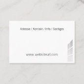 Fliesenleger Handwerk Visitenkarte (Rückseite)