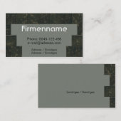 Fliesenleger-Handwerk Visitenkarte (Vorne/Hinten)