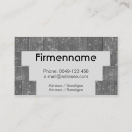 Fliesenleger-Meisterbetrieb Visitenkarte