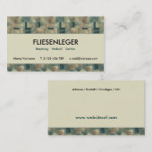 Fliesenleger Visitenkarte (Vorne/Hinten)