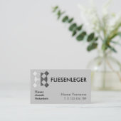 fliesenleger visitenkarte (Stehend Vorderseite)