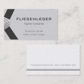 fliesenleger visitenkarte (Vorne/Hinten)