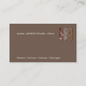 Fliesenleger Visitenkarte (Rückseite)