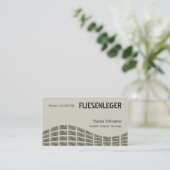 fliesenleger visitenkarte (Stehend Vorderseite)