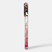 Fliesenmosaik eines schwarzen Mädchendecks Case-Mate iPhone Hülle (Rückseite / Links)