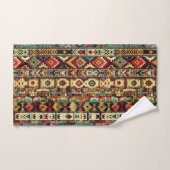 Fliesenmuster aus coolem Western Badhandtuch Set (Handtuch)