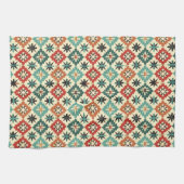 Fliesenmuster aus coolem Western Geschirrtuch (Horizontal)