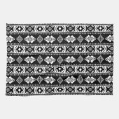 Fliesenmuster aus coolem Western Geschirrtuch (Horizontal)