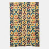 Fliesenmuster aus coolem Western Geschirrtuch (Vertikal)