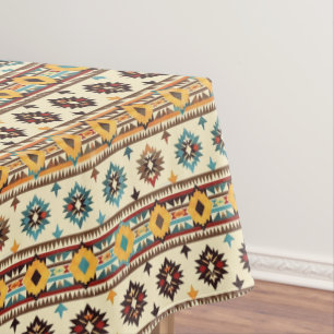 Fliesenmuster aus coolem Western Tischdecke